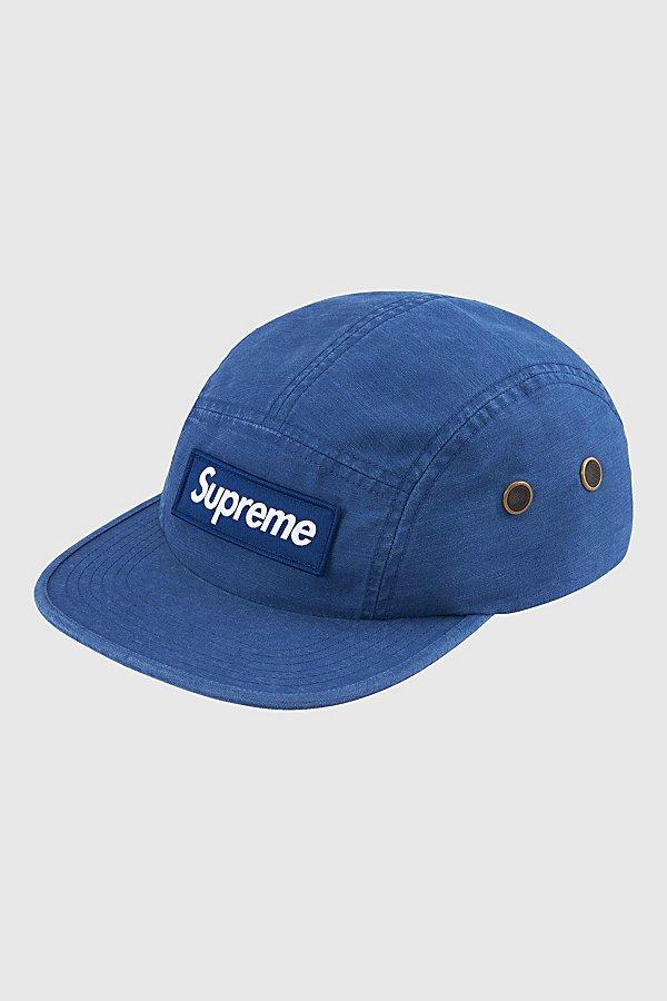 25ss supreme military camp cap ‪ 青 Supreme Camp Cap Ss25 in Blue for Men | Lyst