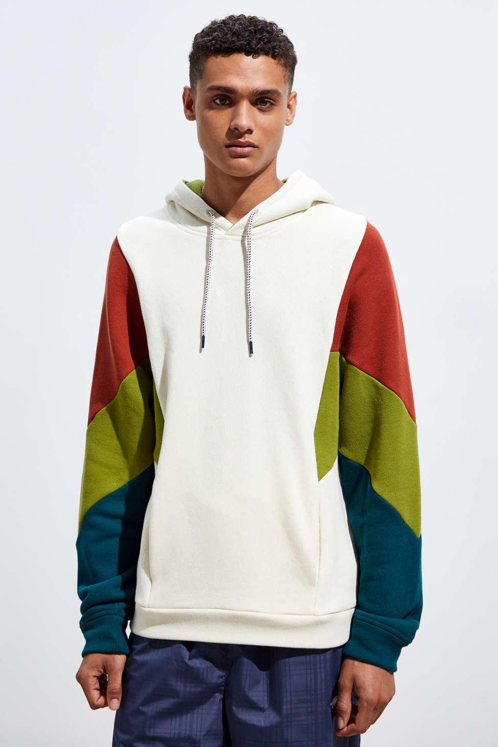 colorblock hoodie urban outfitters