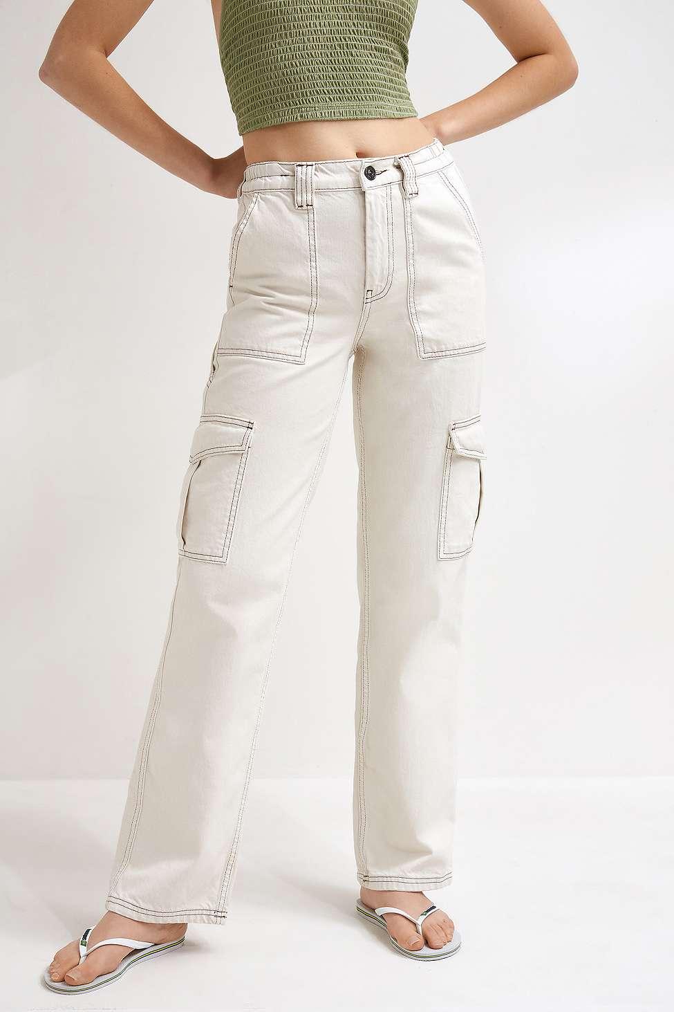 White skate cheap jeans
