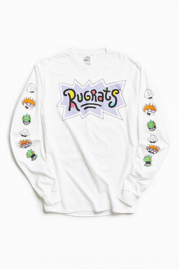 Urban Outfitters Rugrats Faces Long Sleeve T-shirt in White for Men | Lyst
