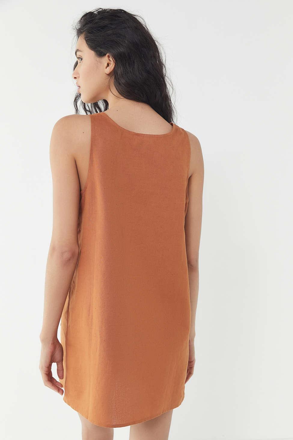 backless shift dress