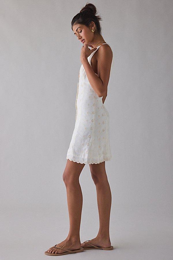 sachin and babi light blue dress Kimchi Blue Alice Lace Drop Waist Mini Dress