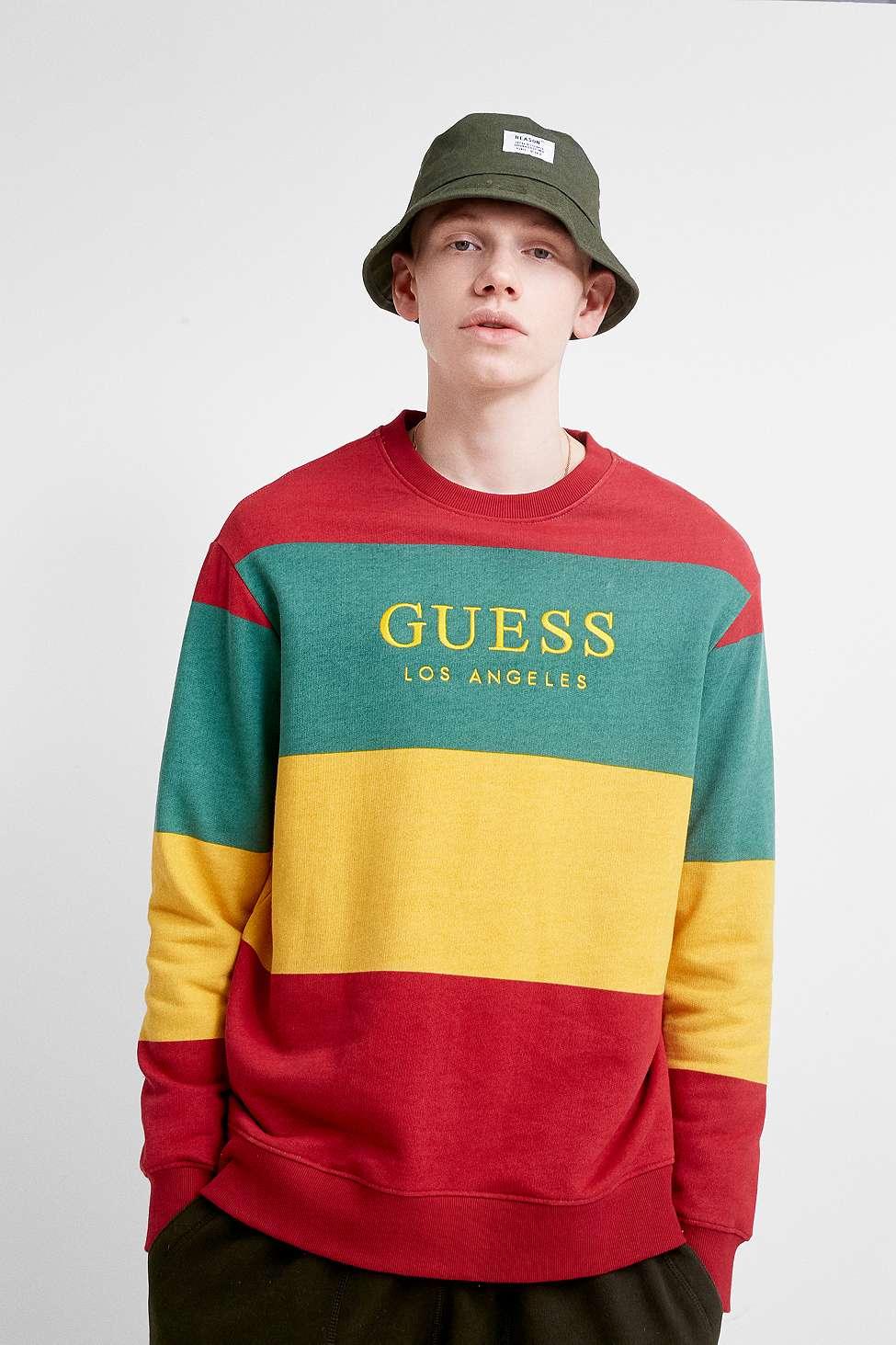 Red yellow sales green sweatshirt