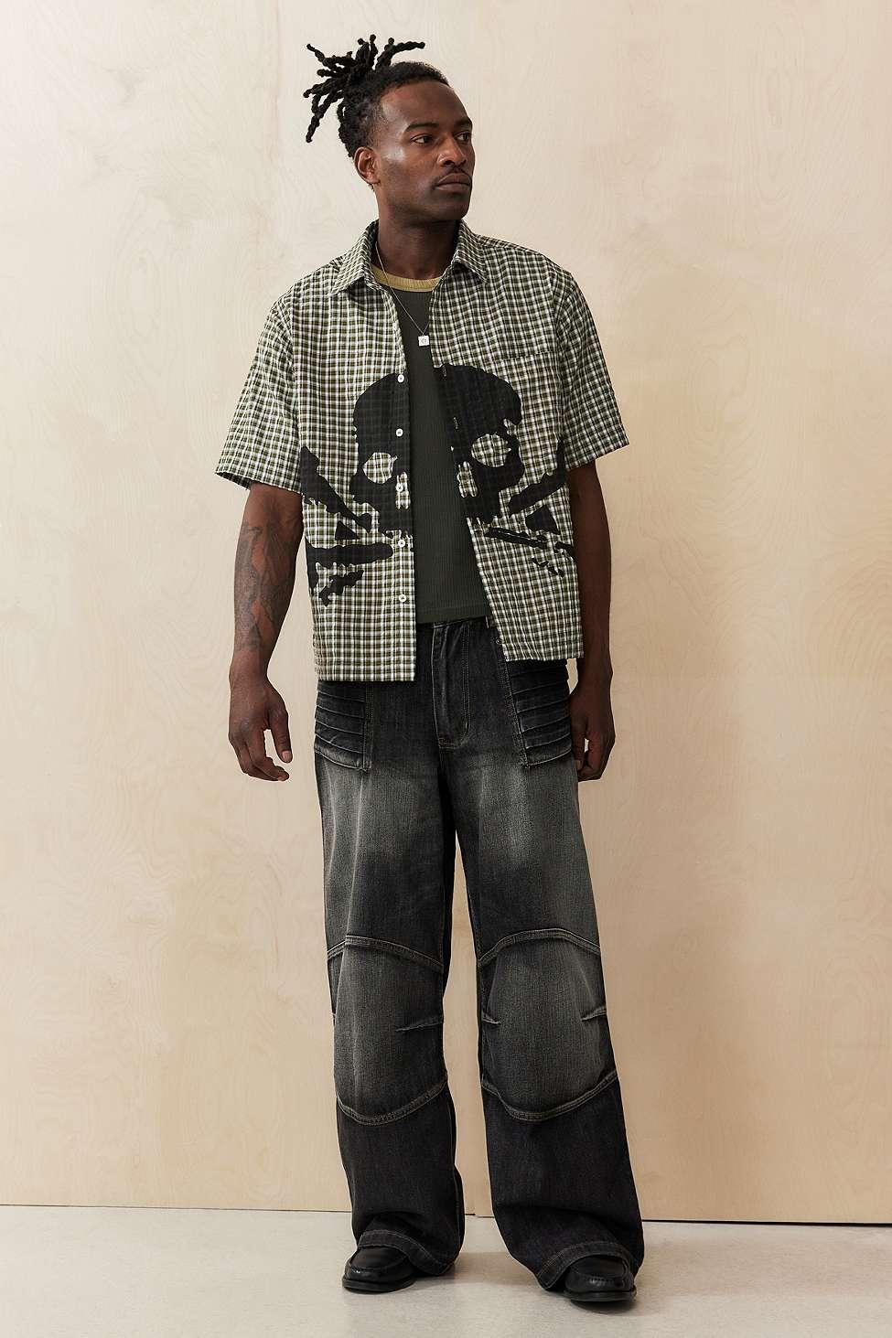 ★JADED LONDON UK★ Wasted Check Shirt Red Atom Checked Shirt | Jaded London | Clothing