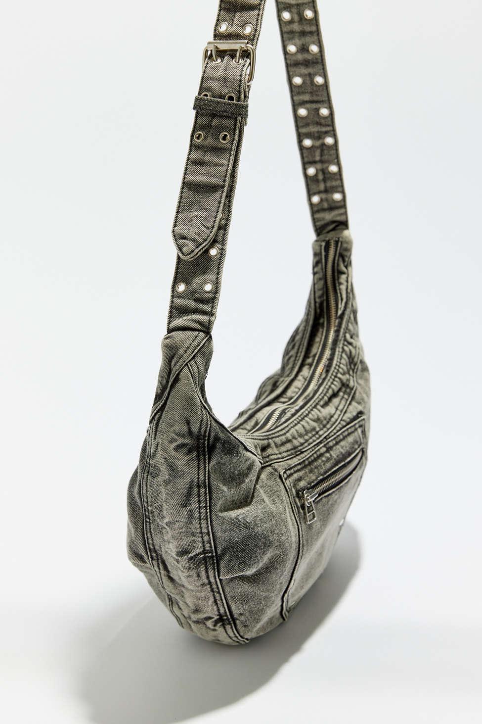 【 JEANS】URBAN HOBO SHOULDER BAG Women's Denim Crossbody Bags Shoulder Handbag Jean Purse