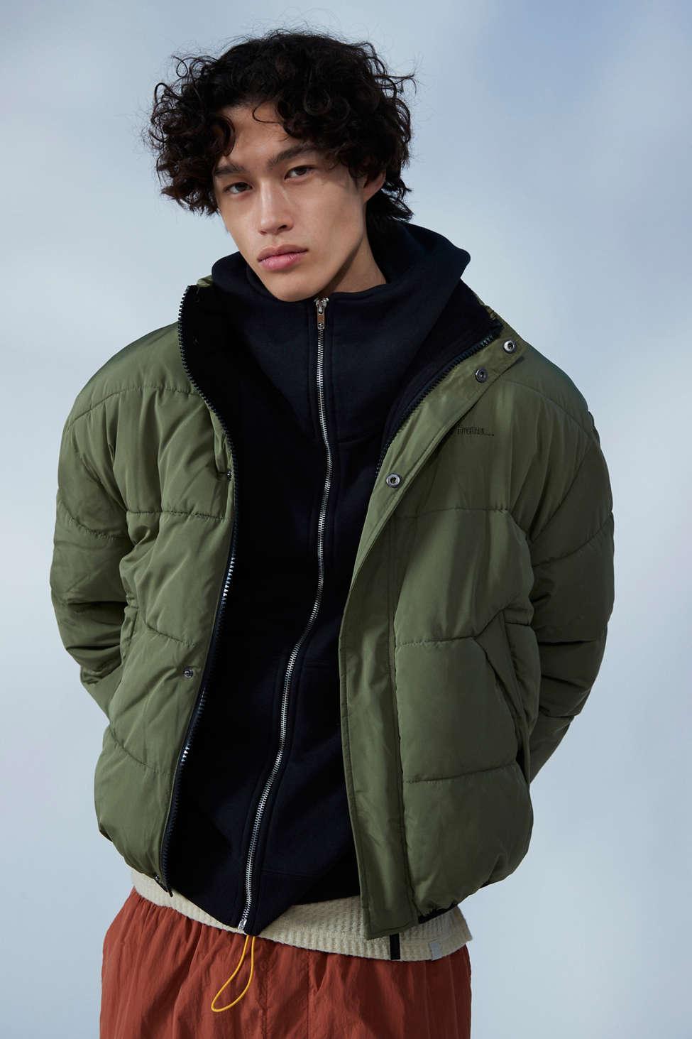 iets frans... Recycled Puffer Jacket in Green | Lyst