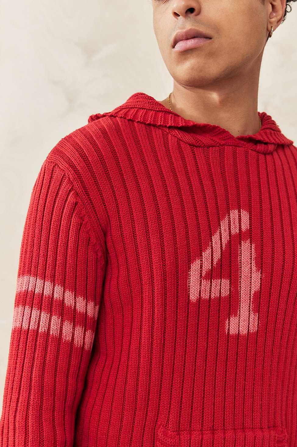 Jaded London 4ever Knit Hoodie in Red for Men | Lyst UK