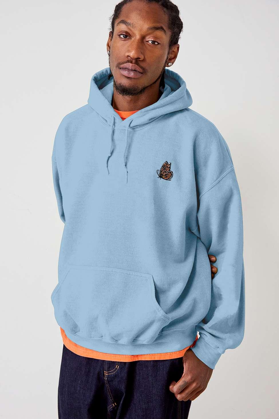 Embroidered Butterfly Hoodie