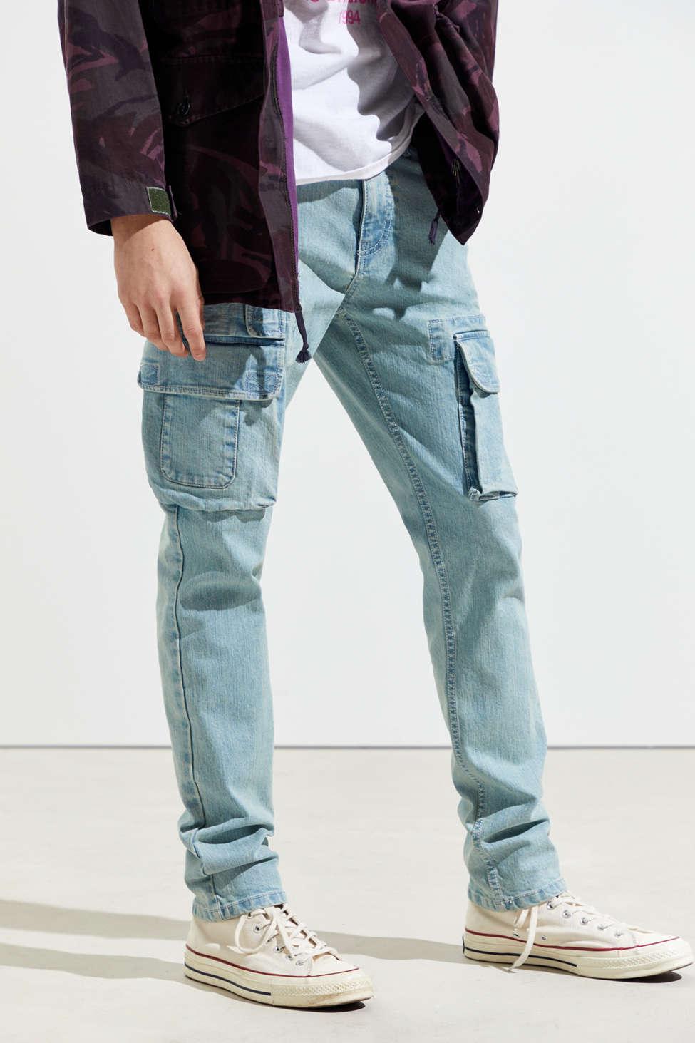 BDG Skinny Denim Cargo Pant in Blue for Men | Lyst