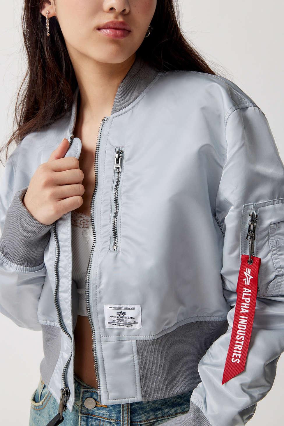 Alpha industries hotsell cropped bomber