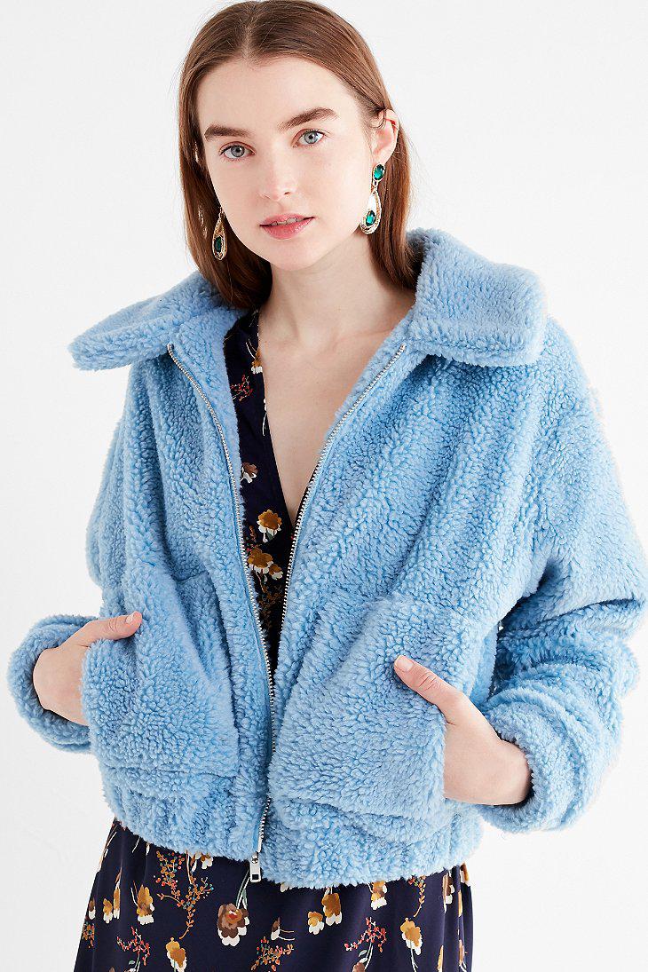 urban outfitters fluffy jacket