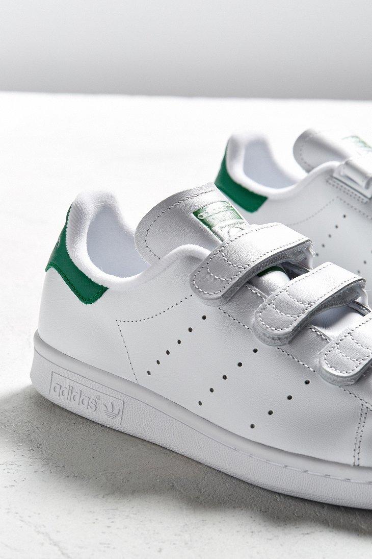 Foresight fluctuate workshop adidas Originals Stan Smith Three Strap Sneaker in White for Men | Lyst