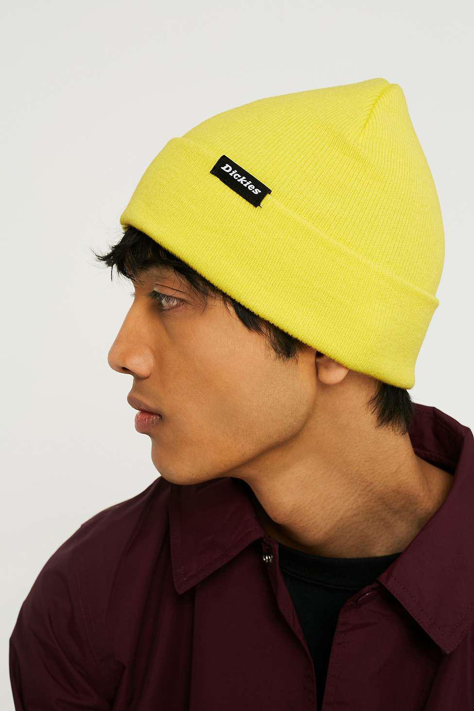 dickies yellow beanie