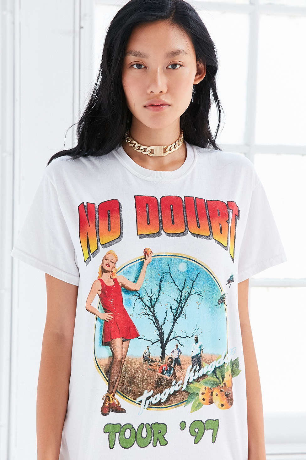 Urban Outfitters No Doubt Tragic Kingdom Tee in White   Lyst