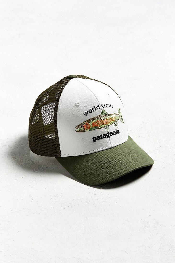 Patagonia World Trout Trucker Hat in White for Men