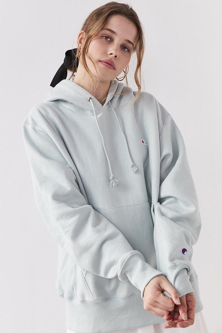 slate blue champion hoodie