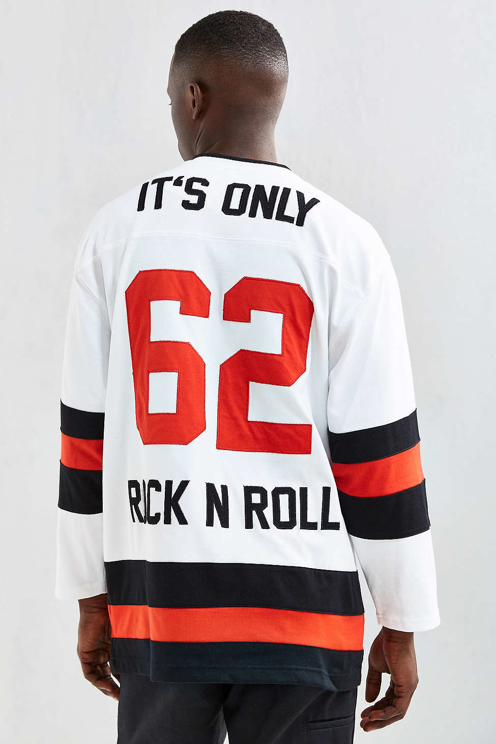 Urban Outfitters Rolling Stones Hockey Jersey in White for Men Lyst