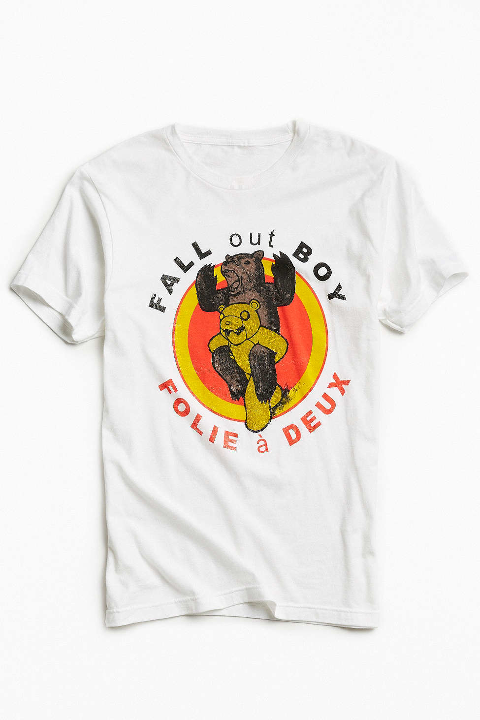 Urban Outfitters Fall Out Boy Folie A Deux Tee in White for Men | Lyst