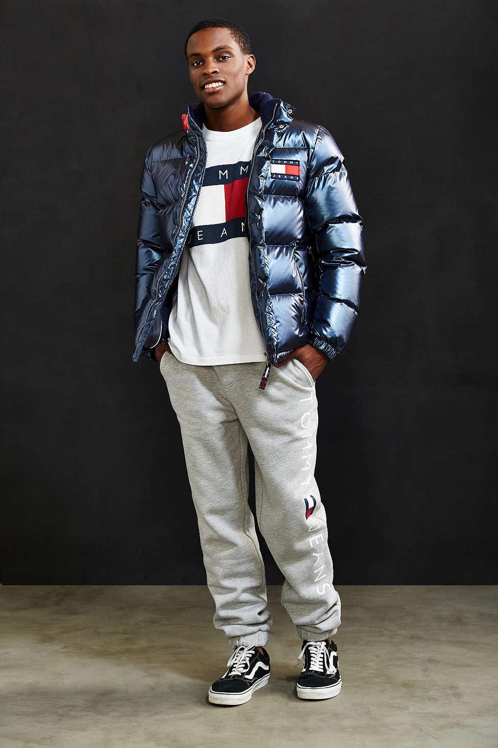 Tommy Hilfiger Tommy Jeans For Uo Down Puffer Jacket in Blue | Lyst