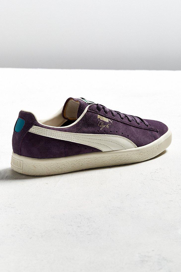 precoz Teleférico virar PUMA Clyde Premium Core Sneaker in Purple for Men | Lyst