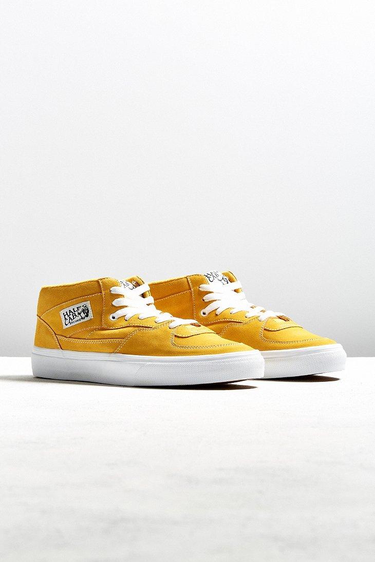 Vans Half Cab Sneaker in Yellow for Men | Lyst