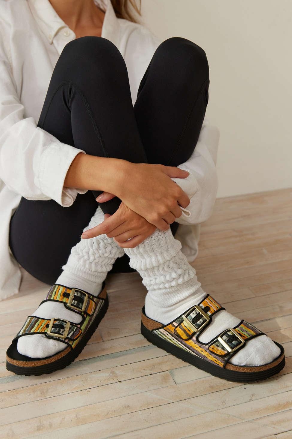 Birkenstock arizona cheap platform sandals