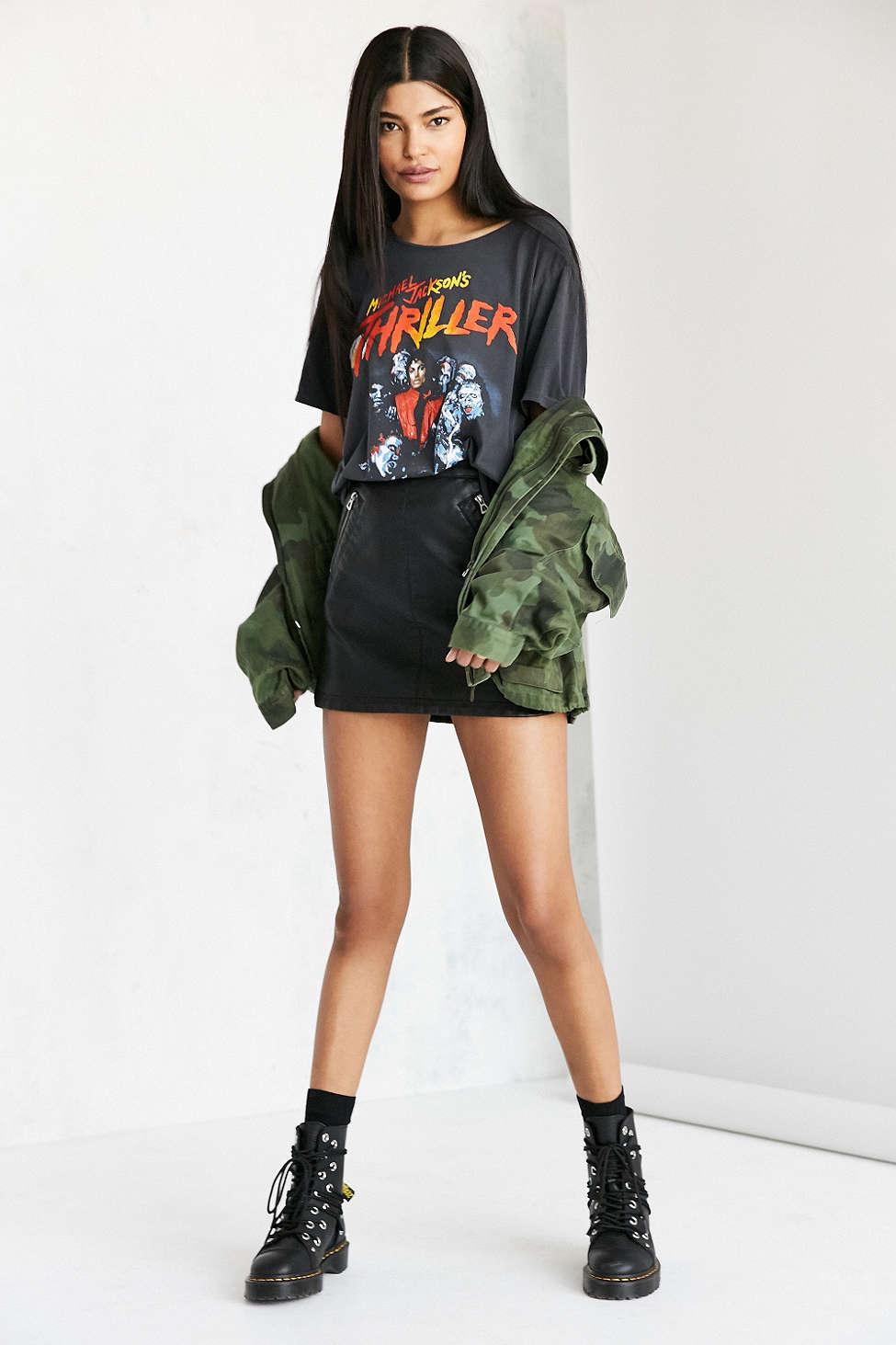 Urban Outfitters Michael Jackson Thriller Tee in Black | Lyst