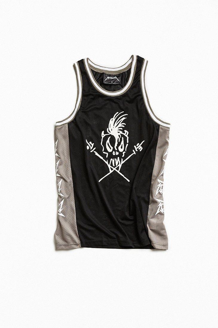 Urban Outfitters Metallica Basketball Jersey in Black for Men