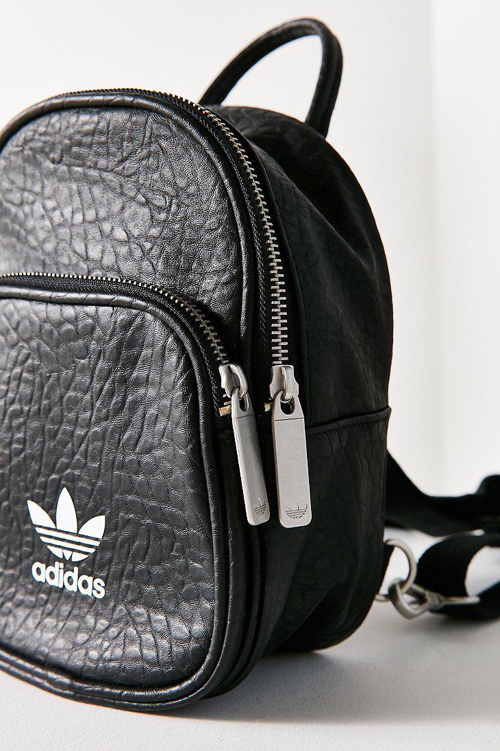 adidas leather backpack mini