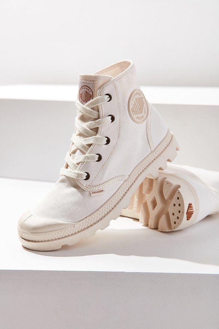 Palladium Pampa Hi Originale Sneaker Boot in Natural | Lyst