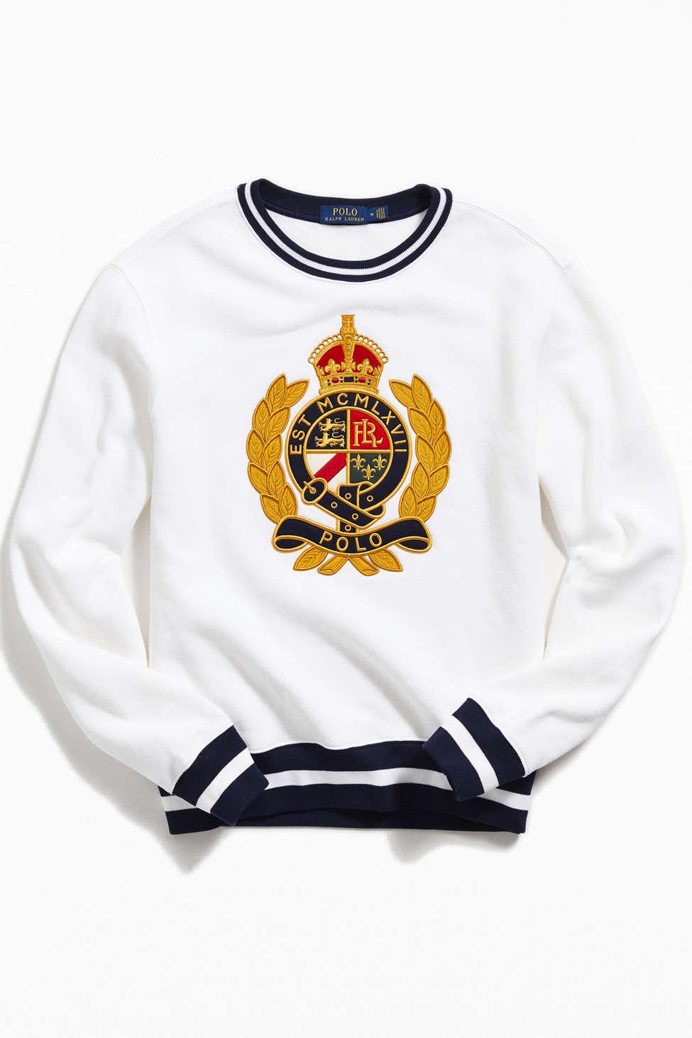 polo crest sweater