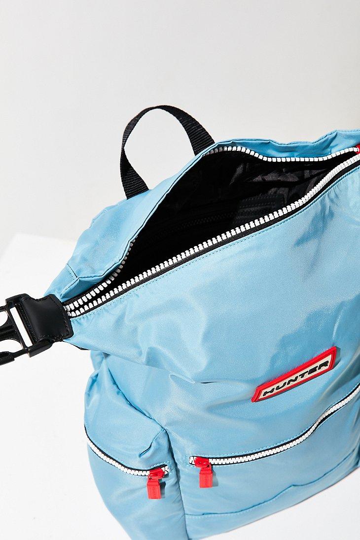 HUNTER Original Nylon Mini Top Clip Backpack in Blue | Lyst