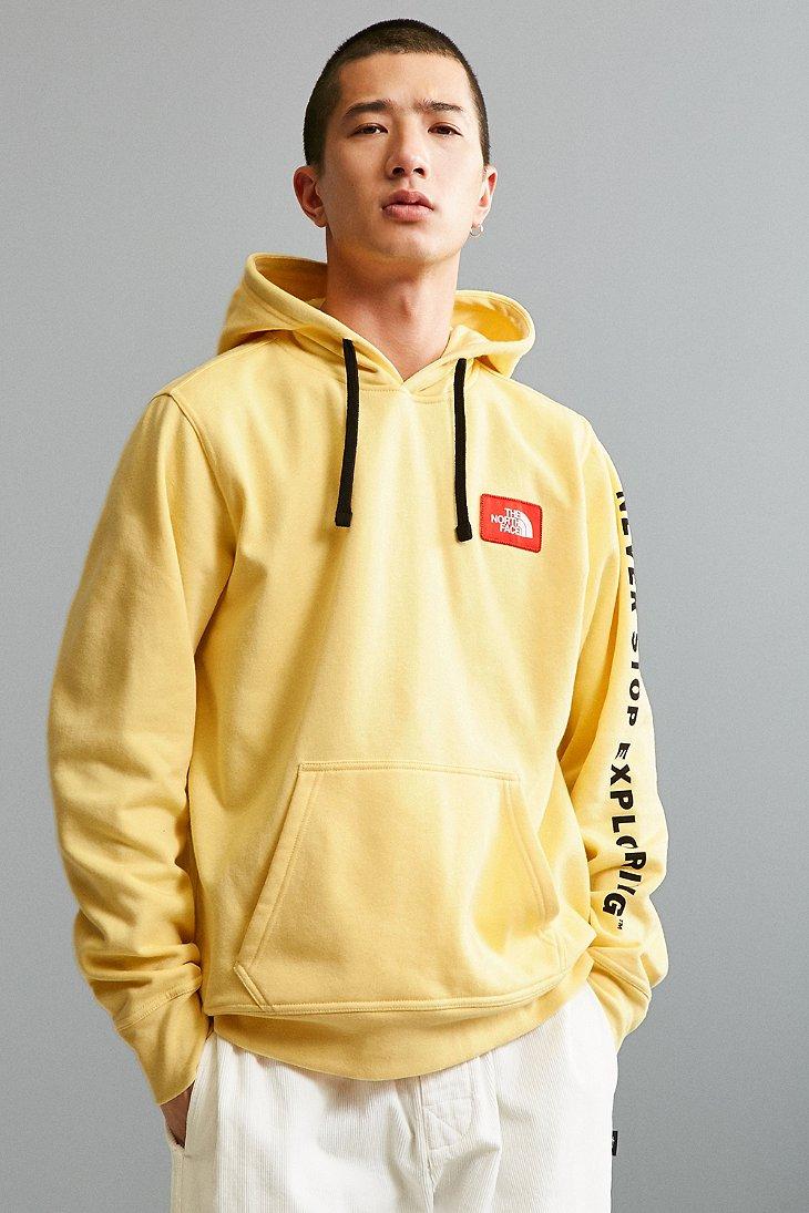 north face graphic patch hoodie