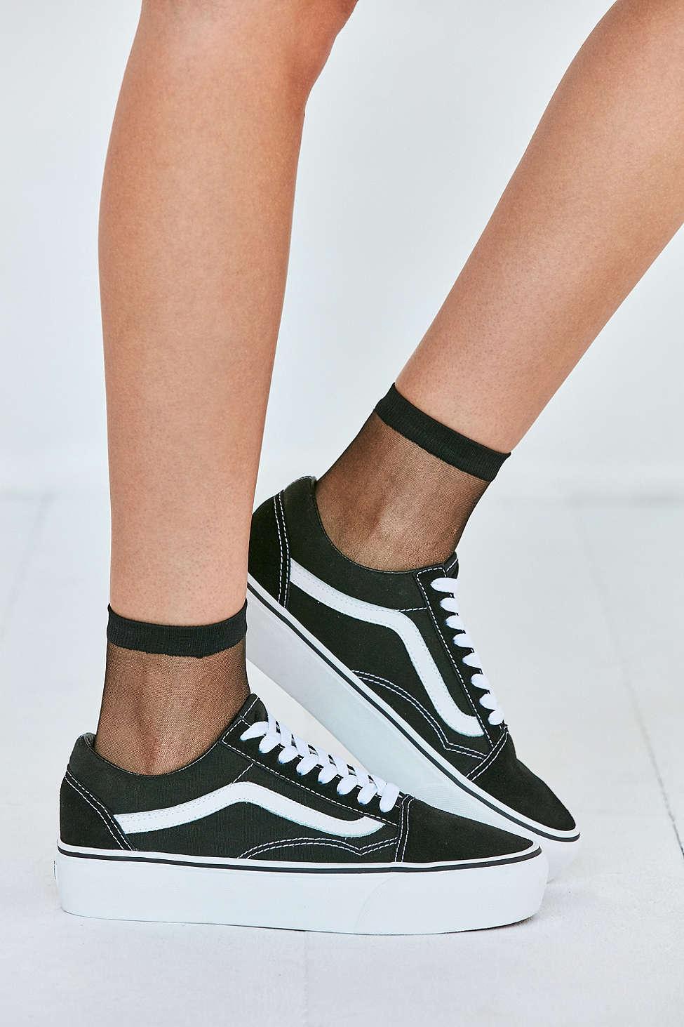 Vans Old Skool Platform Sneaker in Black Lyst