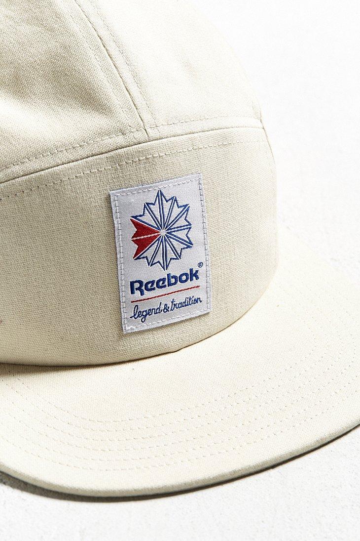 guía playa Norma Reebok Foundation 5-panel Hat in White for Men | Lyst