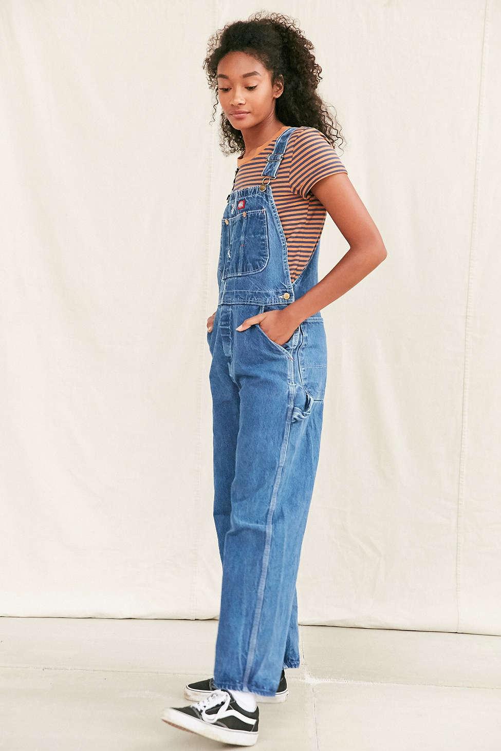 Urban Renewal Vintage Dickies 90's Light Wash Overall | Lyst