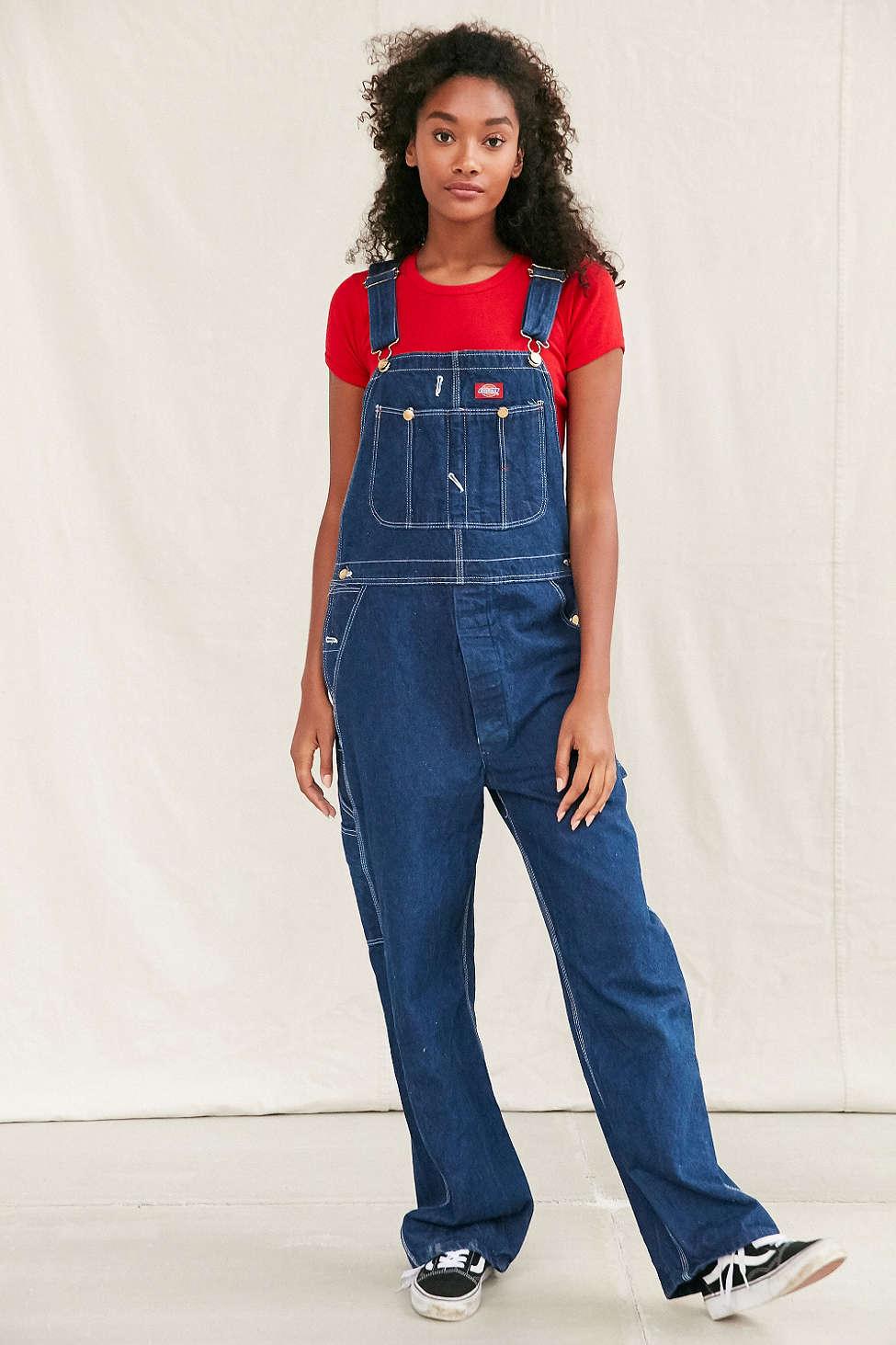 Urban Vintage Dickies 90's Overall in Brown Lyst