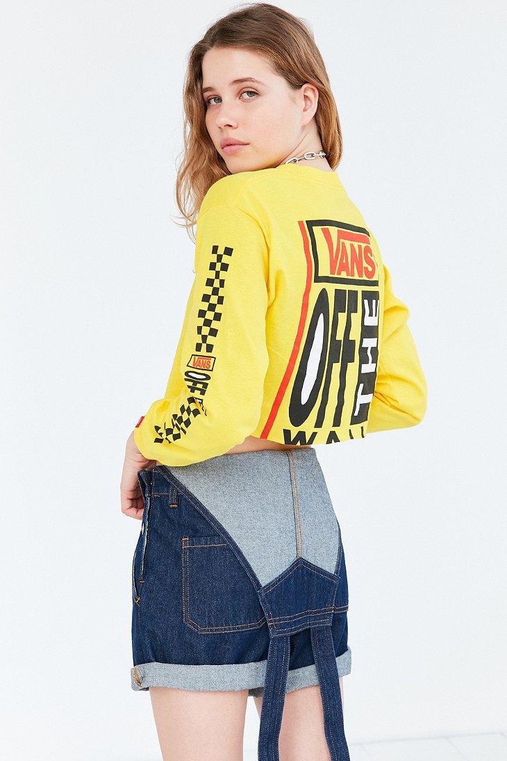 vans long sleeve yellow