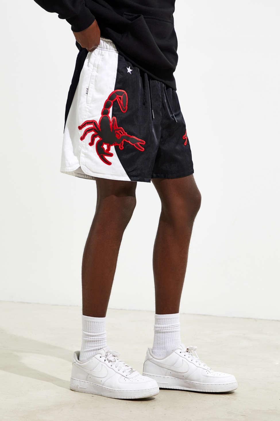 Nike Nike Sportswear Scorpion Satin Short in Black for Men | Lyst