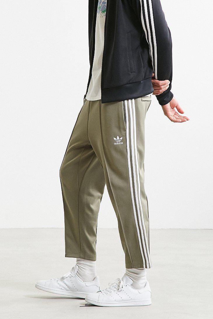 adidas superstar cropped track pants