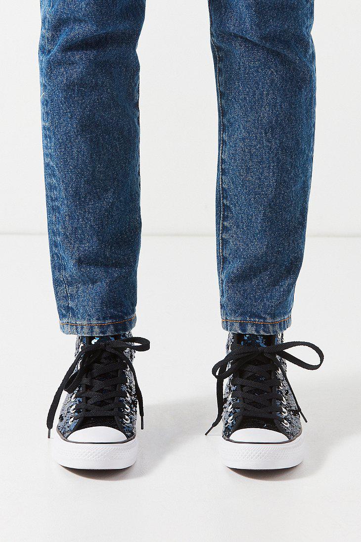 navy sequin converse