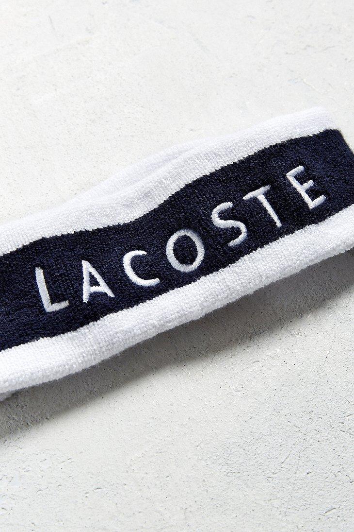 Lacoste Sport Sweatband in Navy (Blue) - Lyst