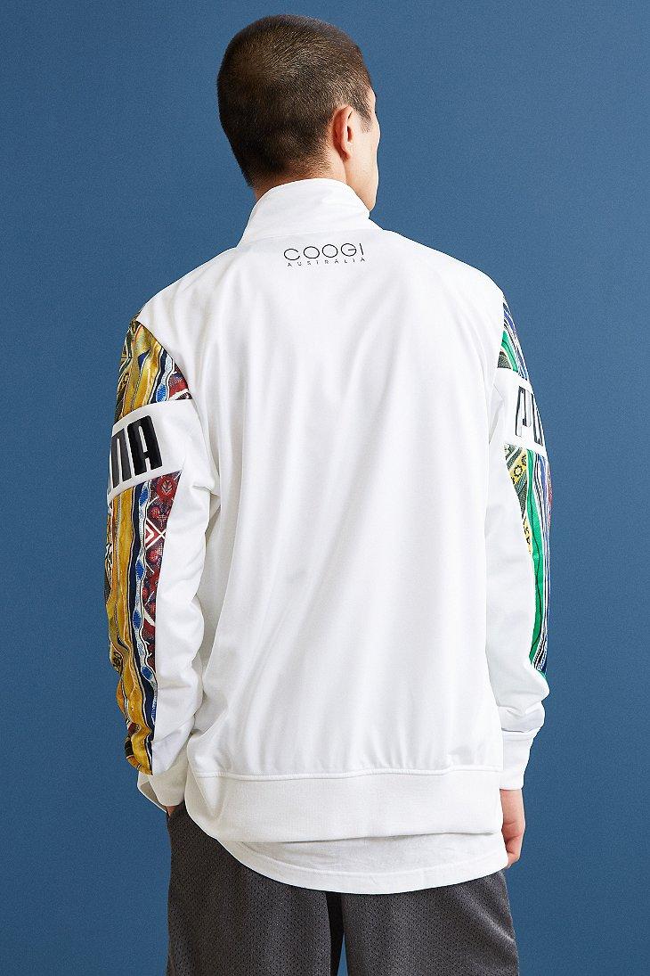 PUMA Synthetic X Coogi Track Jacket in White for Men | Lyst