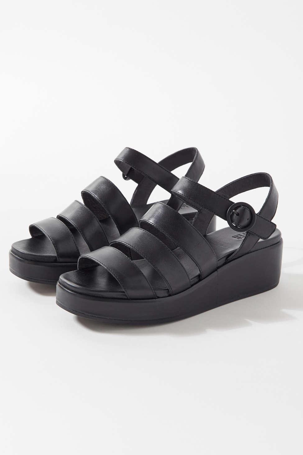 camper misia strappy platform sandal