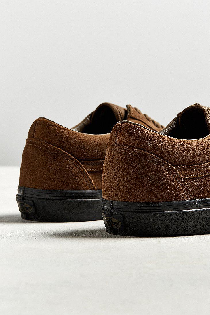 Vans Rubber Old Skool Black Sole Sneaker in Brown for Men | Lyst