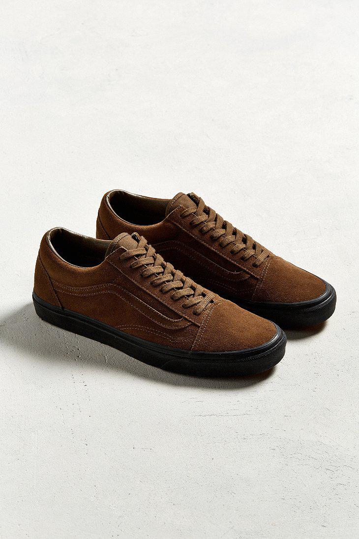 Vans Rubber Old Skool Black Sole Sneaker in Brown for Men - Lyst