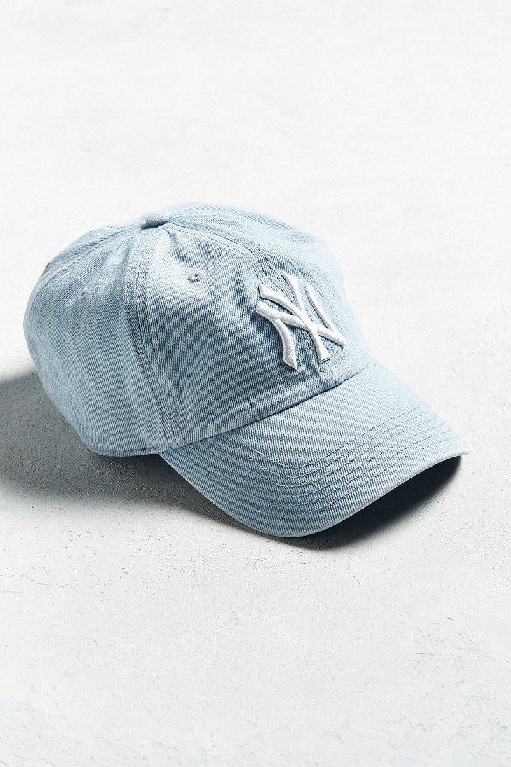 Tilsætningsstof Til ære for form 47 Brand New York Yankees Denim Baseball Hat in Blue for Men | Lyst