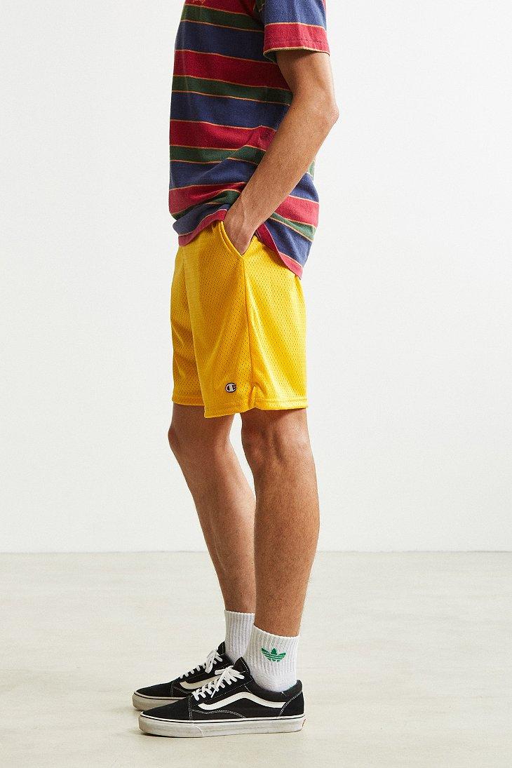 Champion shorts hot sale mens yellow