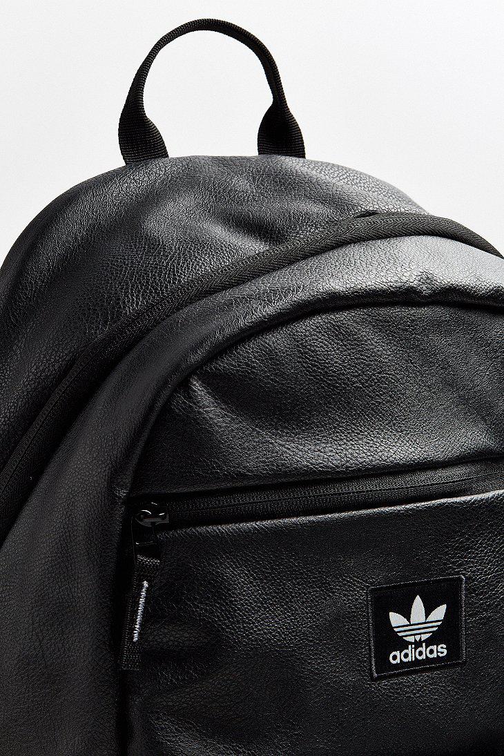 adidas Originals Originals National Premium Faux Leather Backpack in Black  for Men | Lyst