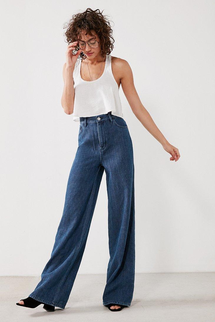Lyst - Bdg Extra High-rise Wide Leg Jean - Novelty in Blue